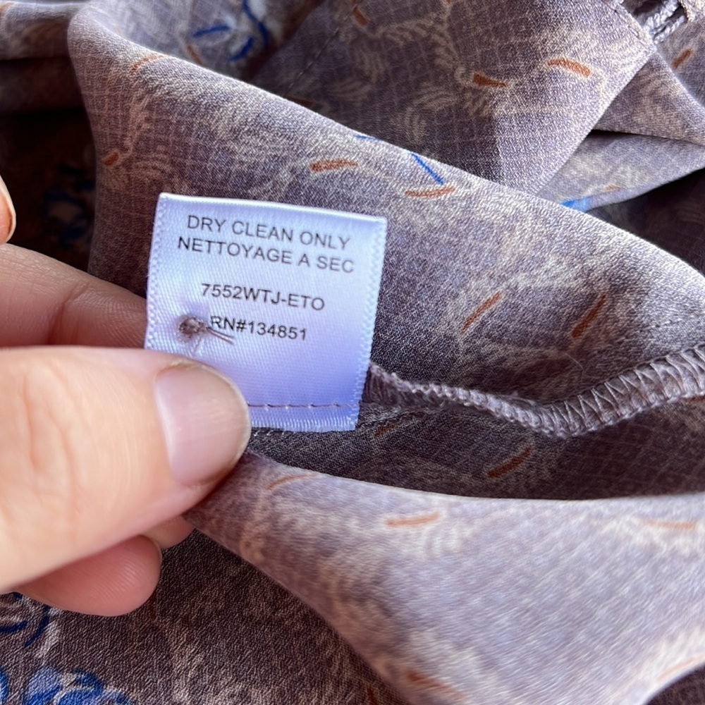 WAYF Floral Tiered Bell Sleeve Blouse - Picture 11 of 11